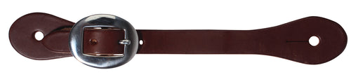 Plain Leather Spur Straps for Men