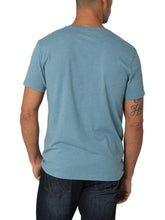Wrangler Americana Flags Heather Blue T-Shirt for Men