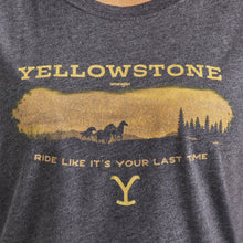 Wrangler x Yellowstone "Ride Like It's Your Last Time" Running Horses Tee for Women