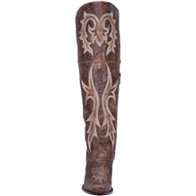 Dan Post 20" Brown Jilted Western Fashion Boots for Women