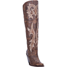 Pard's Western Shop Dan Post 20" Brown Jilted Western Fashion Boots for Women