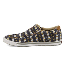 Women's Hooey Black/Yellow Multi Print Slip-On Loper Shoes from Twisted X