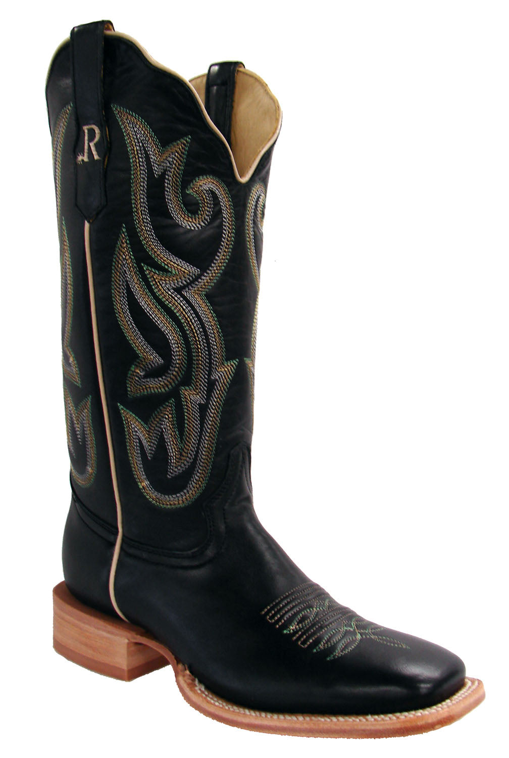 Pard's Western Shop Black Sinatra Cowhide Boots for Women from R. Watson Boots
