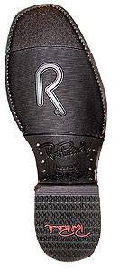 Rod Patrick Tabac Smooth Ostrich Broad Square Toe Boots with EverSole ...
