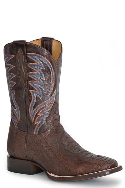 Pard's Western Shop Men's Brown Exotic Ostrich Leg Boots from Roper Footwear