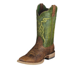 Pard's Western Shop Ariat Clay/Lime Mesteno Square Toe Western Boots for Men