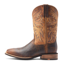 Ariat Bartop Brown Wide Square Toe Slingshot Western Boots for Men