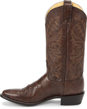 Justin Buck Dark Brown Western Boots for Men
