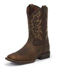 Pard's Western shop Justin Pebble Brown Chet Men's 11" Stampede Cowboy Boots