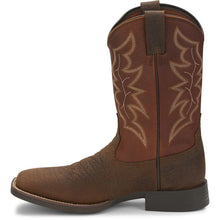 Justin Pebble Brown Chet Men's 11" Stampede Cowboy Boots