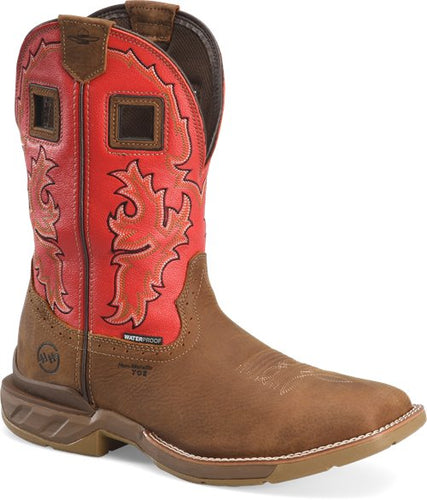 Pard's Western Shop Double H Brown Henly Work Boot with Composite Toe