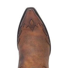 Men's Dan Post Tan Denton Western Boots with Brown Overlay