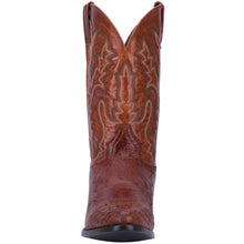 Dan Post Cognac Smooth Ostrich Western Boots for Men