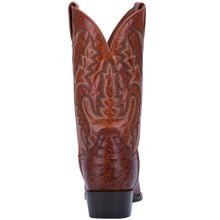 Dan Post Cognac Smooth Ostrich Western Boots for Men