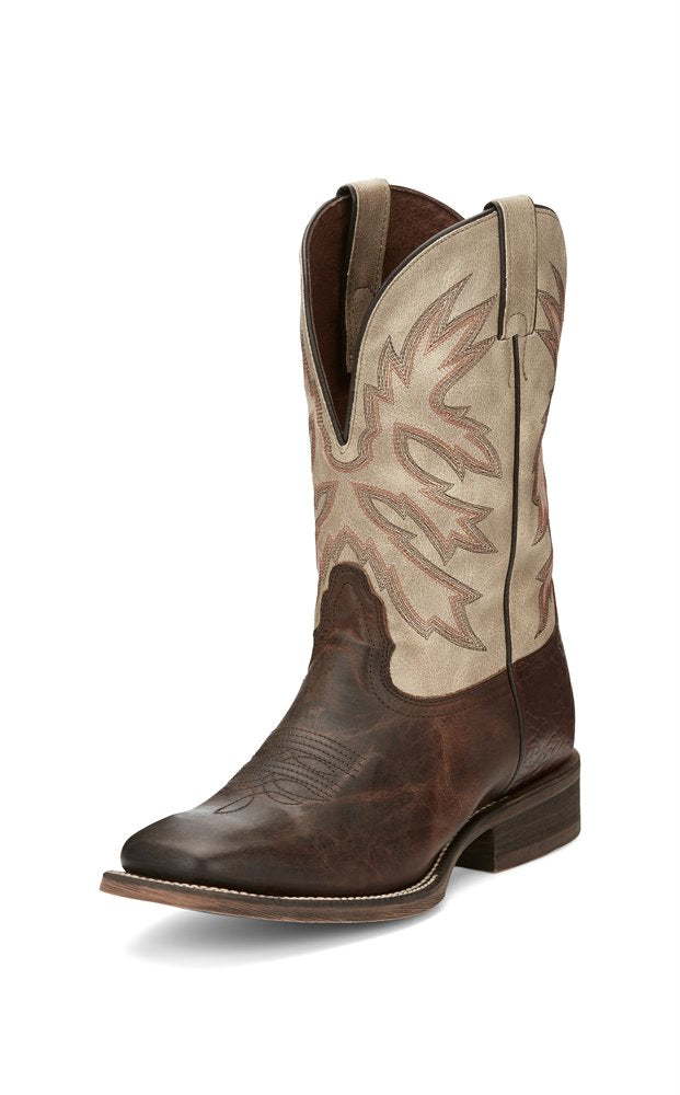 Pard's Western Shop Nocona Heros Collection Antiqued Brown Cowhide Henry Boots for Men
