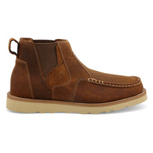 Twisted X Men's 4" Brown Chelsea Wedge Sole Slip-On Boot