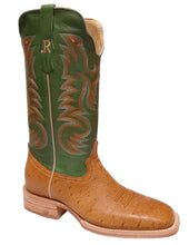 Pard's Western Shop Antique Saddle Smooth Ostrich Boots from R.Watson Boots