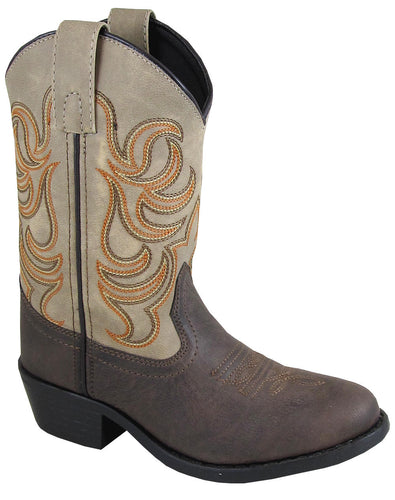 Pard's Western Shop Smoky Mountain Boots Brown/Tan Monterey Western Boots for Youth
