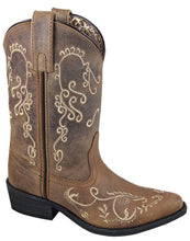 Pard's Western Shop Brown Jolene Western Boots for Kids from Smoky Mountain Boots