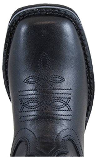 Black Outlaw Square Toe Boots from Smoky Mountain Boots Black Outlaw Square Toe Boots from Smoky Mountain Boots