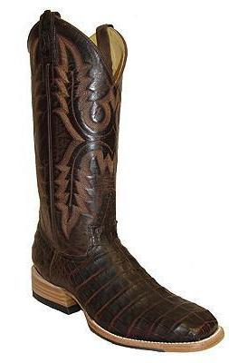 Pard's Western Shop Rod Patrick Chocolate Caiman Belly Boots