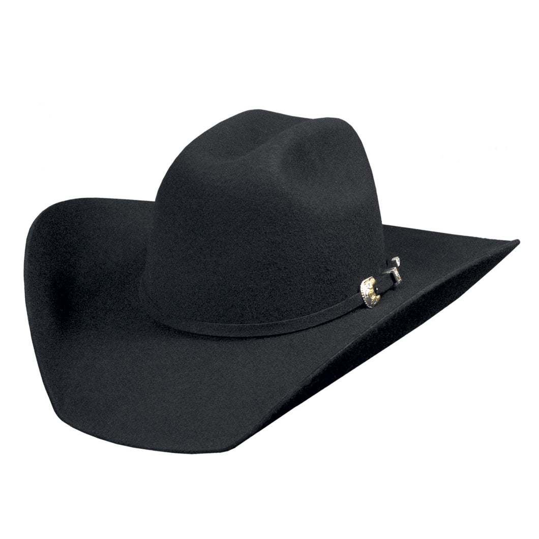Bullhide Hats Black 4X Kingman Felt Hat