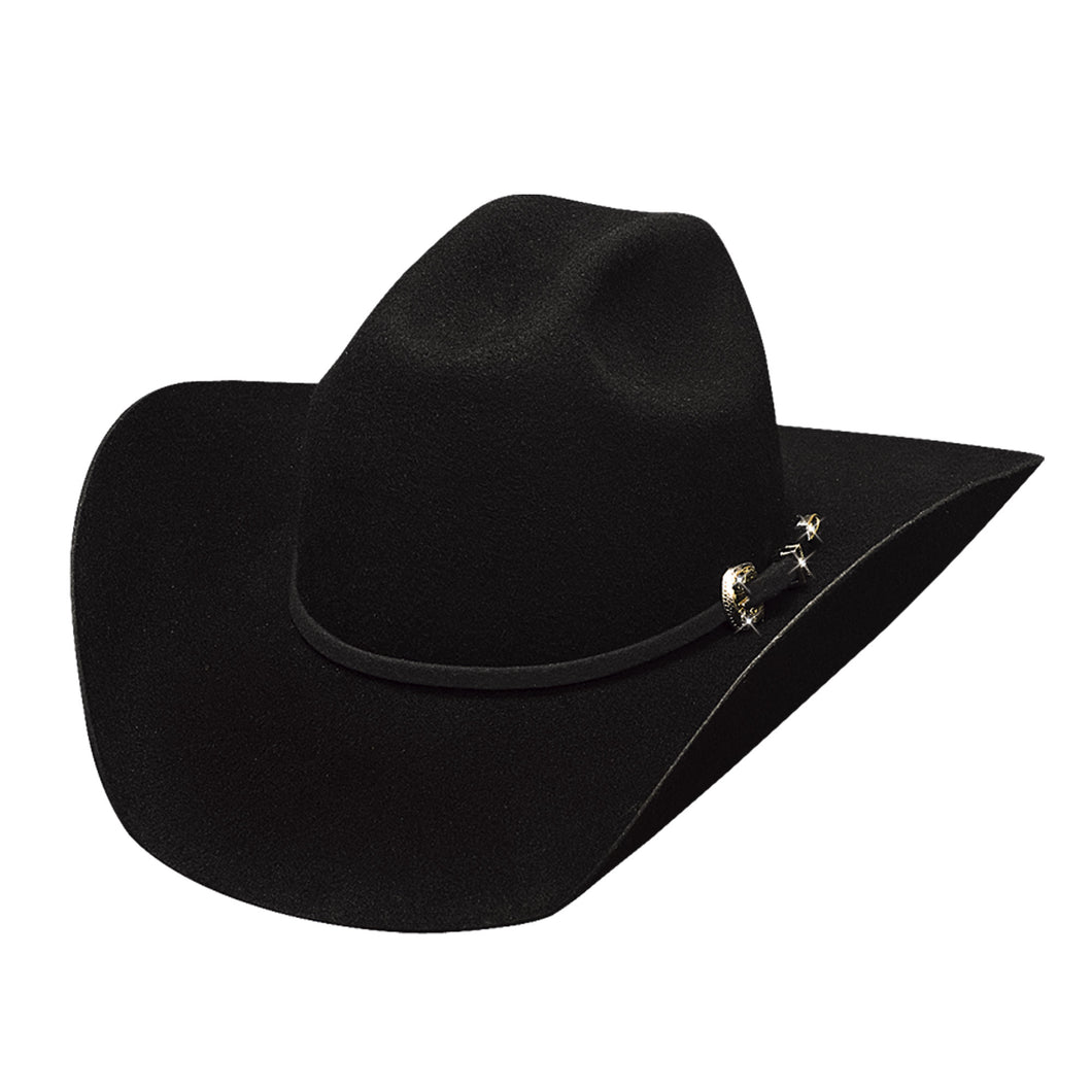 Pard's Western Shop Bullhide Hats Black Wool Felt Kingman Jr. Hat for Kids