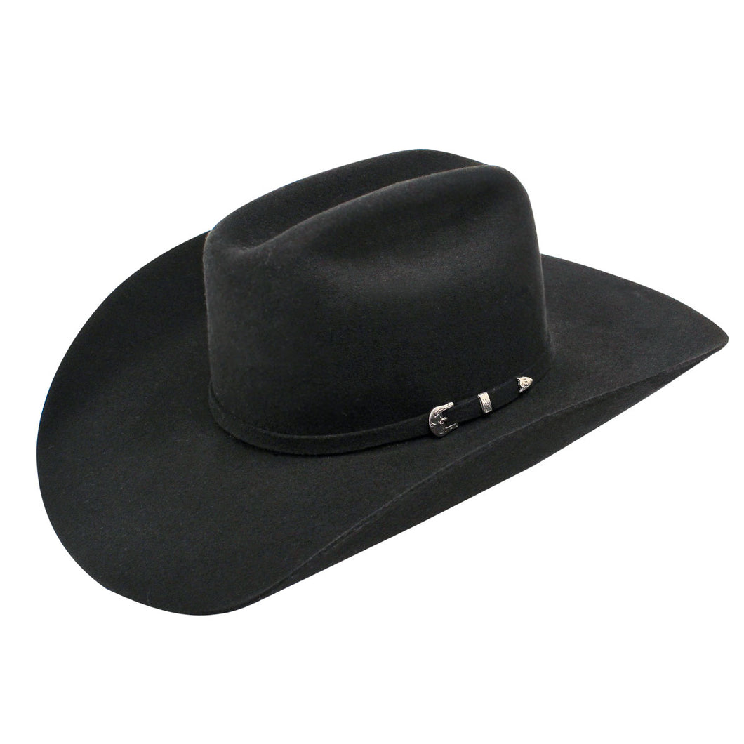 Ariat Black 3X Double S Felt Hat
