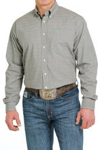 Pard's Western Shop Cinch Brown/Green Plaid Button-Down Shirt for Men