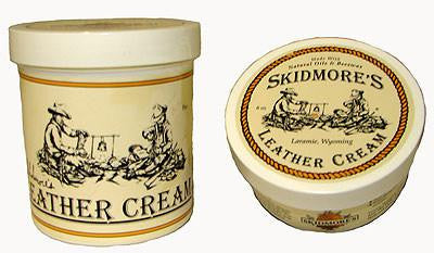 Skidmore's Leather Cream is an all purpose leather care product