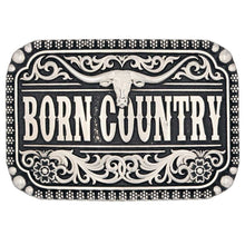 Pard's Western Shop Montana Silversmiths "Born Country" Attitude Buckle