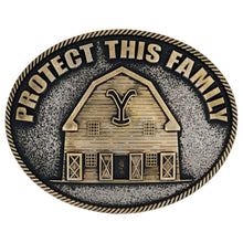 Pard's Western Shop Yellowstone Protect Family Attitude Buckle from Montana Silversmiths