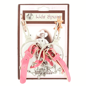 Pard's Western Shop Lil' Cowgirl Spurs with Pink Spur Straps Play Set