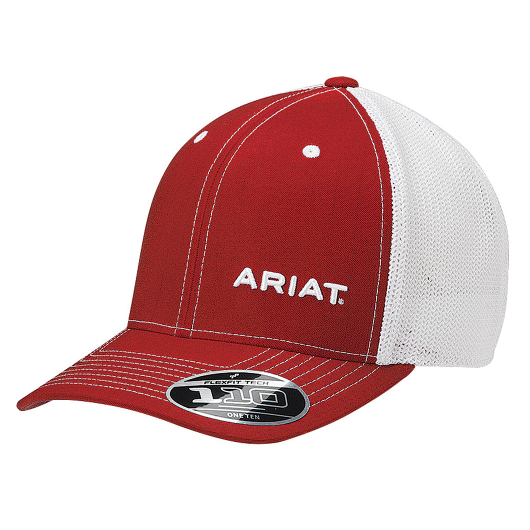 Ariat Red/White FlexFit 110 Ballcap