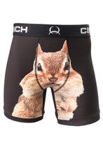 Men's Black Squirrel 6" Boxers