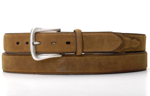 Nocona Brown Leather Belt - Larger Sizes Available