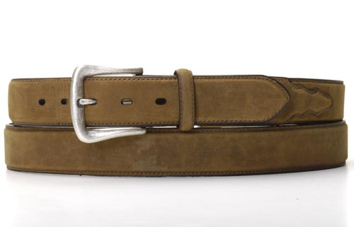 Pard's Western Shop  Nocona Distressed Brown Basic Leather Belt