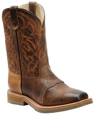 Pard's Western Shop Double H Wide Square Steel Toe Roper Work Boot