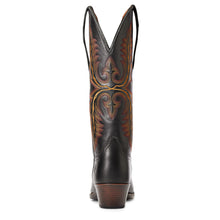 Ariat Black Deertan Heritage R Toe with StretchFit Tops Western Boots for Women
